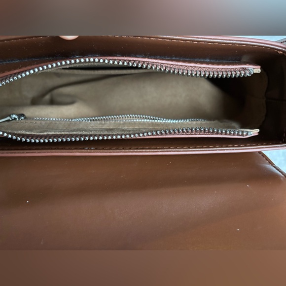 FinebagStudio Brand Brown Leather Crossbody Bag - Picture 7 of 8